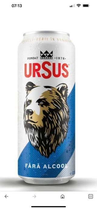 Ursus Cooler fara alcool