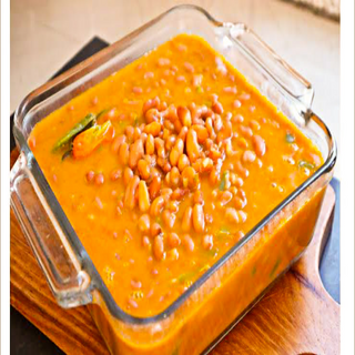 Beans curry with 2 chapati 