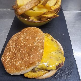 hamburguesa con queso