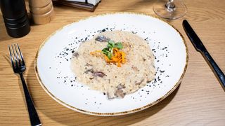 Orez cu mix de ciuperci