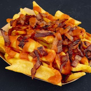 Cartofi cu bacon si sos marinara