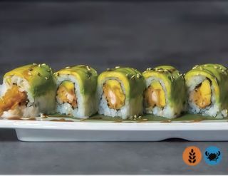 132. Dragon roll - 8 pezzi
