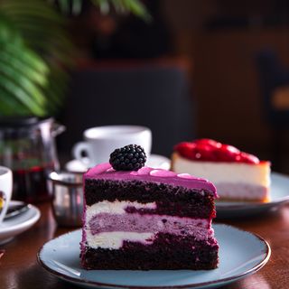 Торт "Ежевичный"