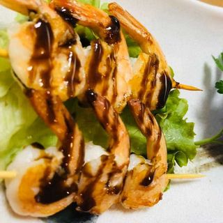 046.Spiedini di gamberi -  2 pezzi