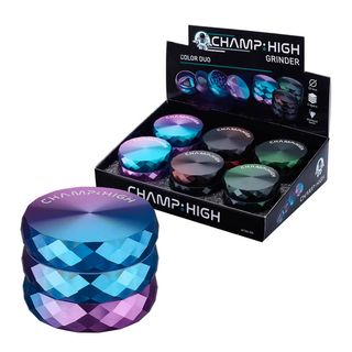 Champ High Duo Color grinder metalowy 4-częściowy
