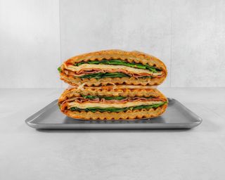 Sandwich De Croissant De Bacon
