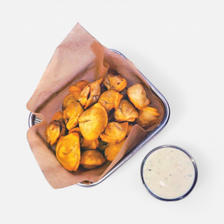 Жареные пельмени 