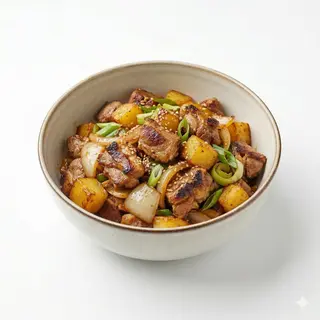 Carne de porc cu cartofi
