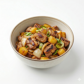 Carne de porc cu cartofi