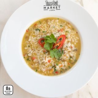 Arroz Cremoso de Lingueirão, Coentros e Malagueta