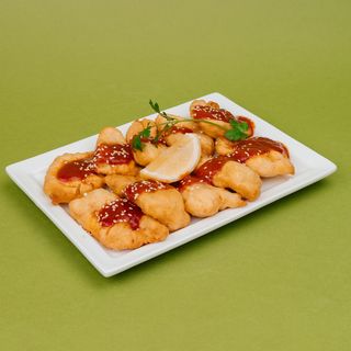 Филе судака в кисло-сладком соусе