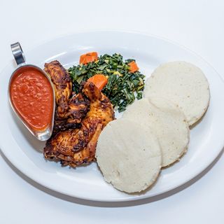 Caribbean Chicken / Ugali