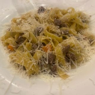 Tagliatelle al ragú blanco tradicional romagnolo