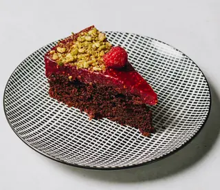 Torta vegan malina