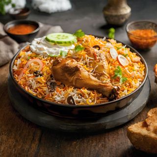 Chicken Biryani + Rasini Sauce