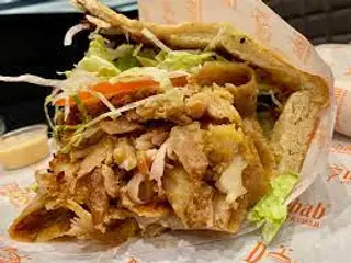 Panino kebab grande