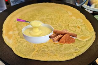 Crepes Crema e cannella   