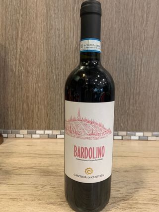 Vino roso custoza 750ml 12%