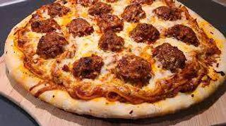 Meat Ball Pizza