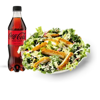 Green Kale Ceasar Salad w zestawie