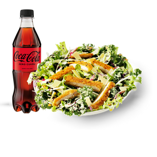 Green Kale Ceasar Salad w zestawie