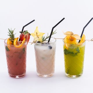 Limonada cu  merisoare & cocos