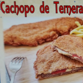 Cachopo de ternera frito