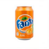 Fanta Naranja lata 330ml.