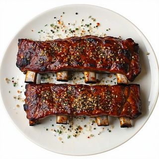 Costine di maiale in sale e pepe