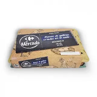 Huevo M Carrefour Suelo 24 Uds.