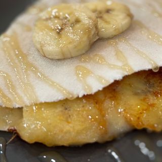 Tapioca Leite Condensado e Banana