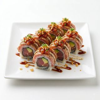 Uramaki De Atún Picante (8 Pzs.)