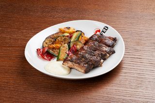 Ribs intera con verdure