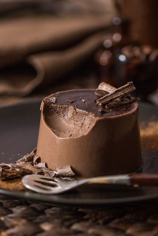 Panna cotta al cioccolato