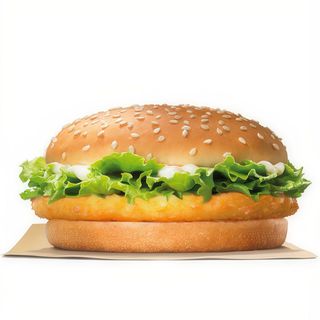 Chicken burger menú