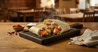 Broaster Chicken wrap