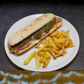 Bocadillo De Panceta. INGREDIENTES OPCIONALES