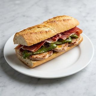 Bocadillo Caliente Serranito