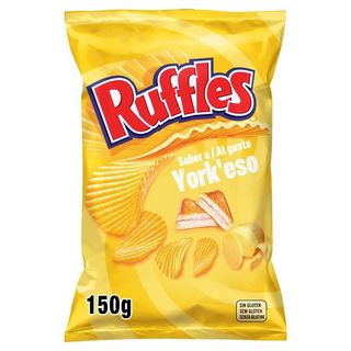 Ruffles Sabor York'Eso Patatas Fritas Onduladas 150G.
