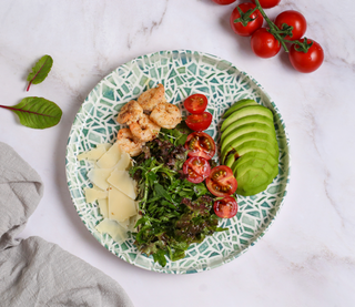 Ծովախեցգետնով  աղցան