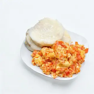 Yam and Egg Sauce