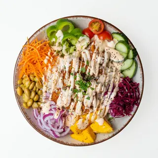Crispy chicken bowl 
