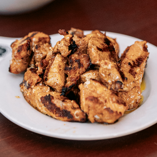 Pinxos moruns al plat