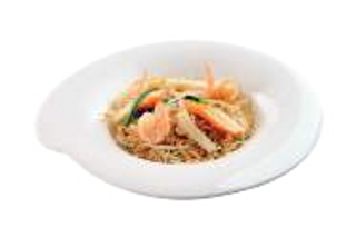 Spaghetti di riso con misto mare