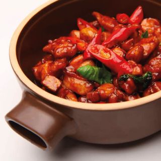 Pollo Infusionado en Jengibre y Ajitos de las Pedroñeras