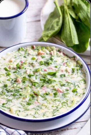 Окрошка з куркою