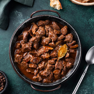 Beef wet fry - served with ugali and greens or white rice and salad