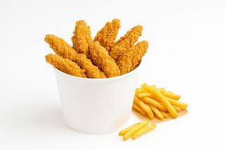 Kubełek kibica XXL( 20 polędwiczek+ frytki)