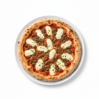 Pizza De Carne Picada (30 Cm.)