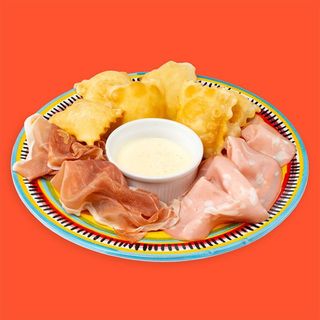 Gnocco Fritto con salumi